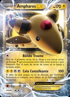 Ampharos EX card in Spanish