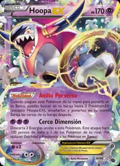 Hoopa EX card in Spanish