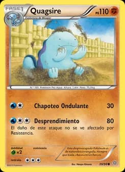Quagsire card in Spanish