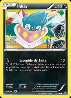 Inkay card in Spanish