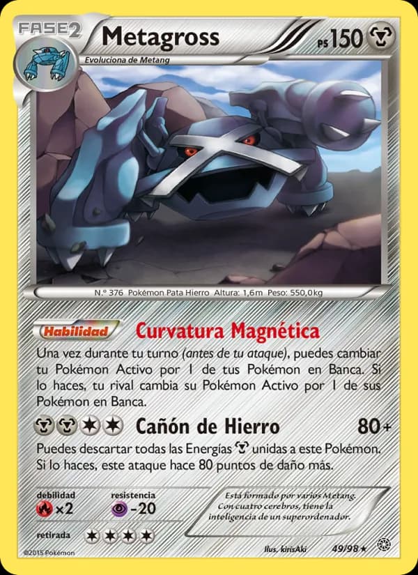 Metagross card in Spanish