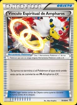 Vínculo Espiritual de Ampharos card in Spanish