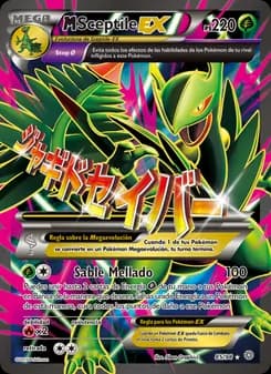 M-Sceptile EX card in Spanish
