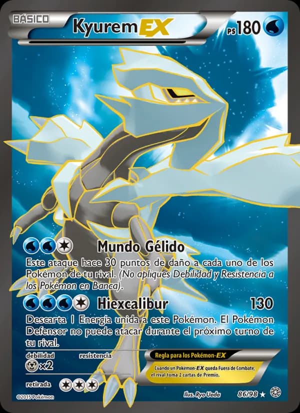 Kyurem EX card in Spanish