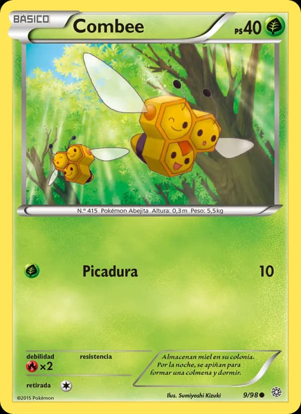 Combee card in Spanish