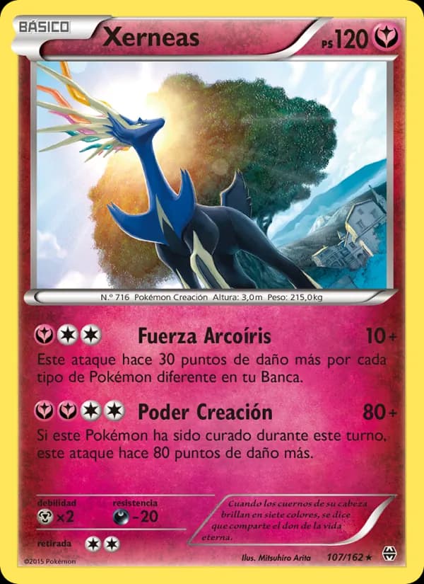 Xerneas card in Spanish