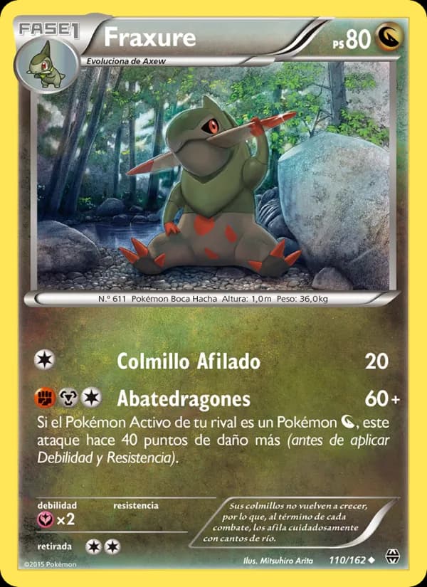 Fraxure card in Spanish