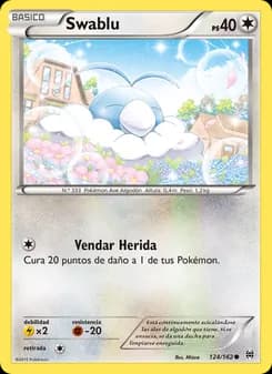 Swablu card in Spanish