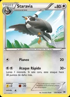 Staravia card in Spanish