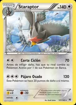 Staraptor card in Spanish
