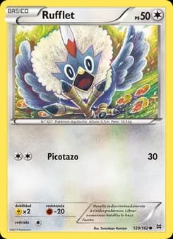 Rufflet card in Spanish