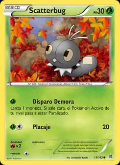 Scatterbug card in Spanish