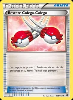 Rescate Colega-Colega card in Spanish