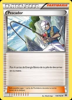 Pescador card in Spanish