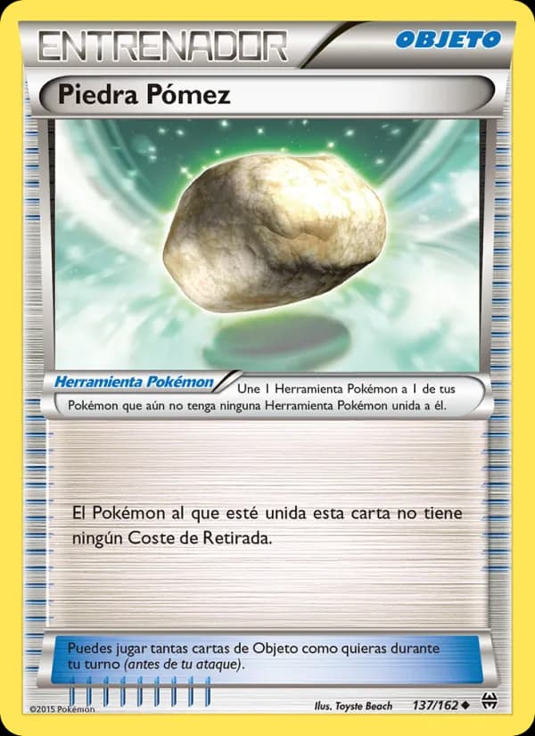 Piedra Pómez card in Spanish