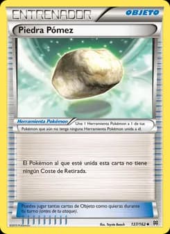 Piedra Pómez card in Spanish
