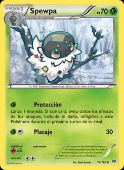Spewpa card in Spanish