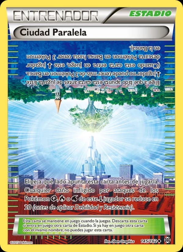 Ciudad Paralela card in Spanish