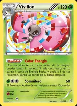 Vivillon card in Spanish
