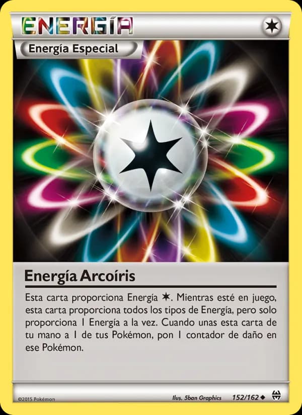 Energía Arcoíris card in Spanish