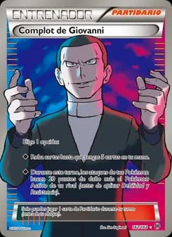 Complot de Giovanni card in Spanish