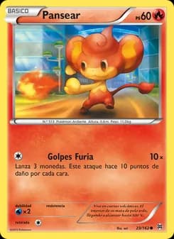Pansear card in Spanish