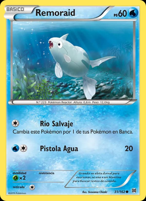 Remoraid card in Spanish