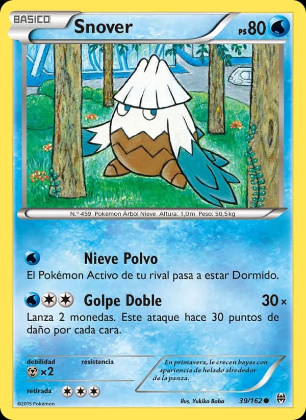 Snover card in Spanish