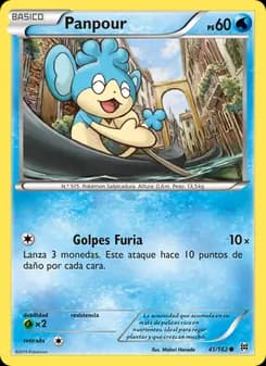 Panpour card in Spanish