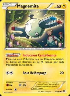 Magnemite card in Spanish
