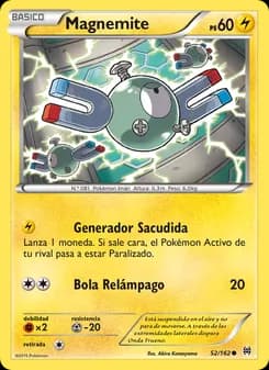 Magnemite card in Spanish