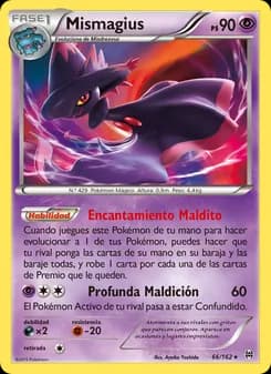 Mismagius card in Spanish