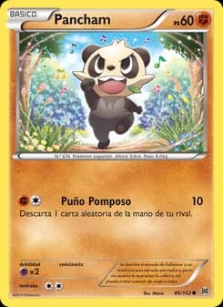 Pancham card in Spanish