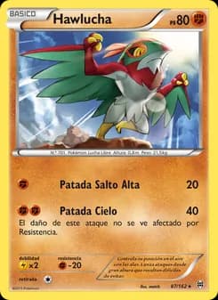 Hawlucha card in Spanish