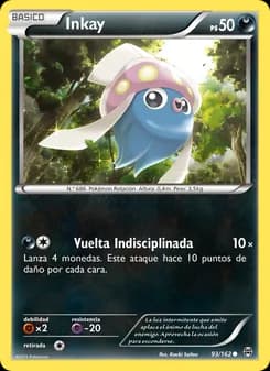 Inkay card in Spanish