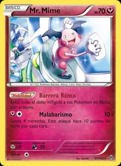 Mr. Mime card in Spanish
