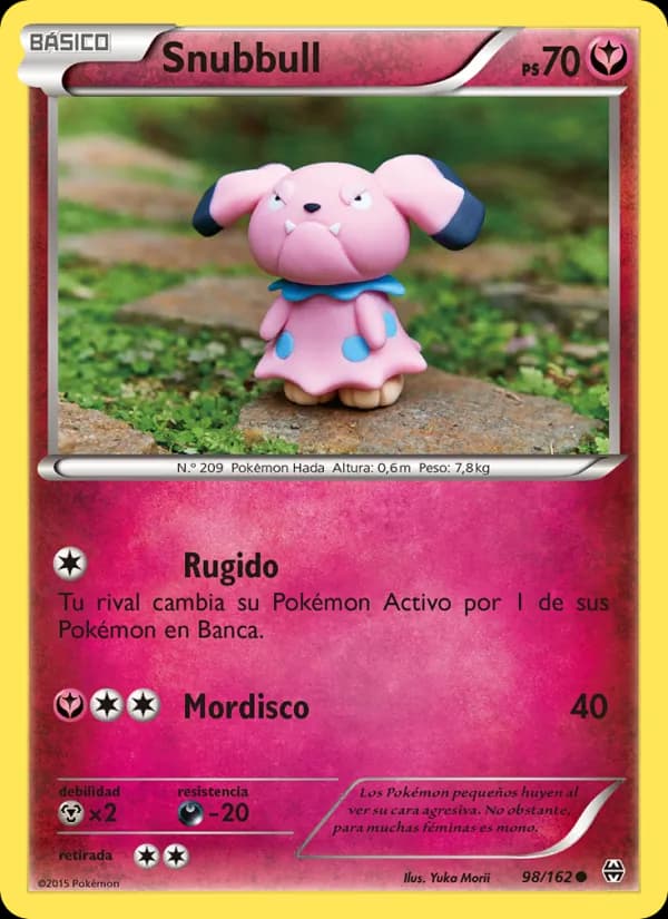Snubbull card in Spanish