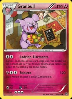 Granbull card in Spanish