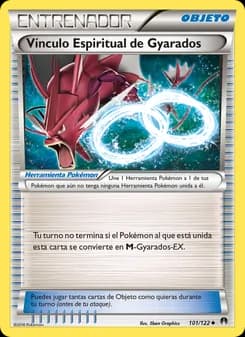 Vínculo Espiritual de Gyarados card in Spanish