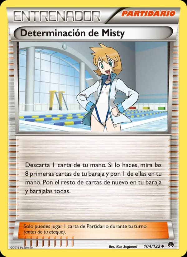 Determinación de Misty card in Spanish