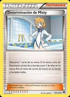 Determinación de Misty card in Spanish