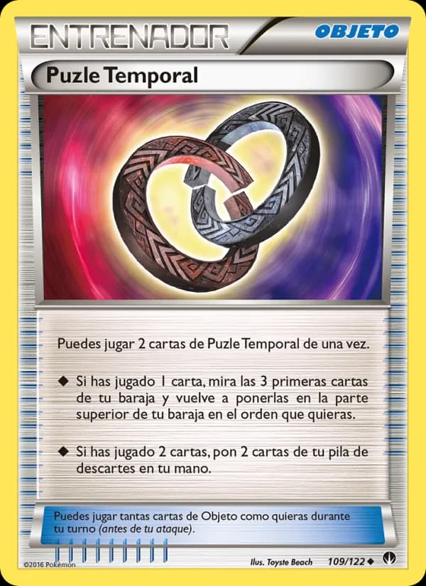 Puzle Temporal card in Spanish