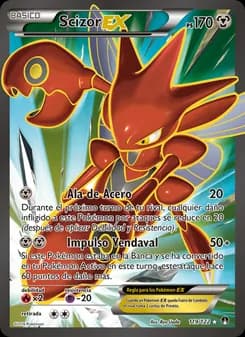 Scizor EX card in Spanish