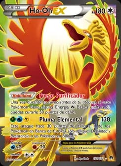Ho-Oh EX card in Spanish