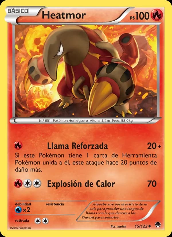Heatmor card in Spanish