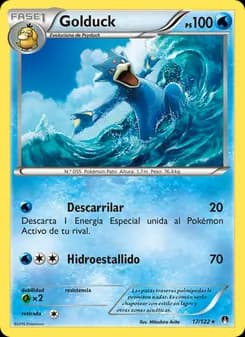 Golduck card in Spanish