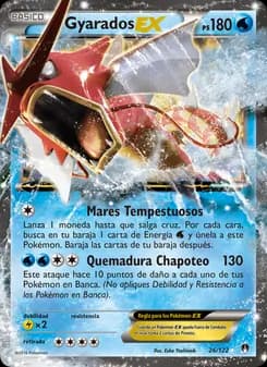Gyarados EX card in Spanish
