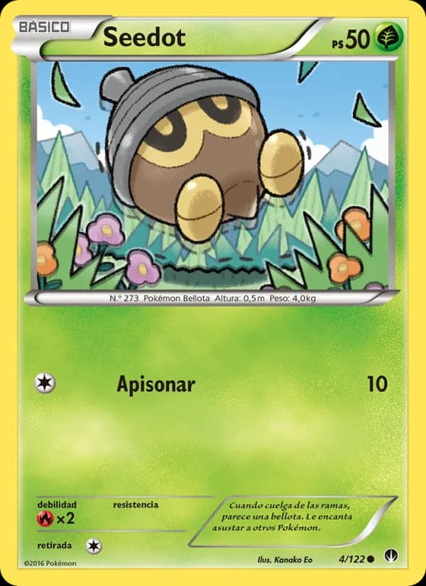 Seedot card in Spanish