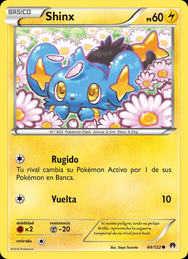 Shinx card in Spanish