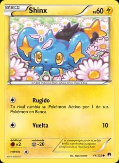 Shinx card in Spanish